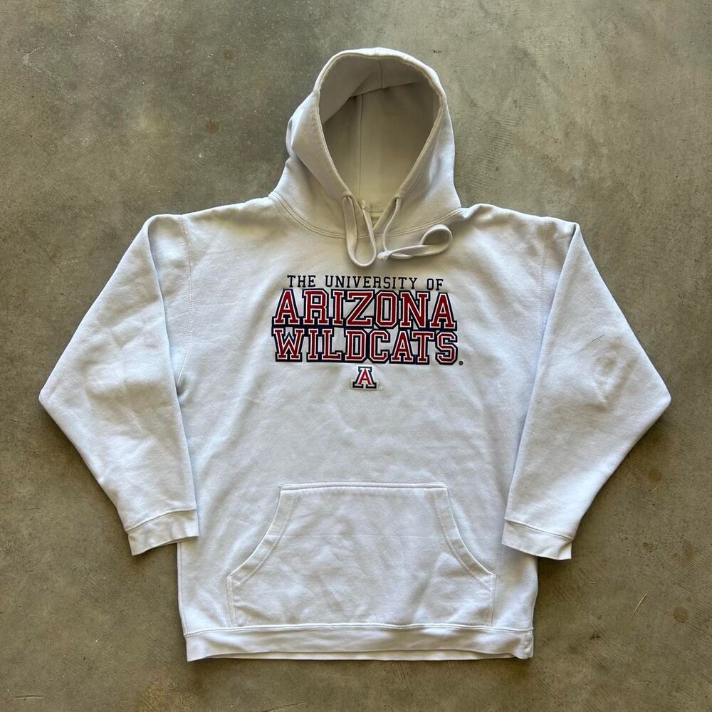 Unbranded Men's White and Grey Hoodie